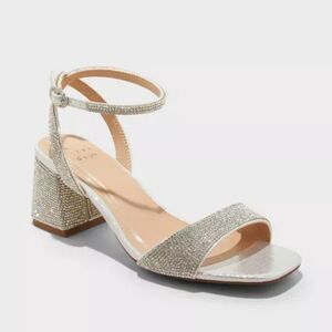 🆕👡 Blingy Shannon Heeled Sandals from A New Day, Sz 8